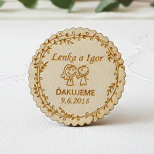 Laserované magnetky