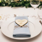 Svatební magnetka vrubovaná manželé v letadle 55x55x3mm