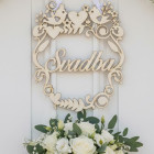 Svatba na dveře 25x30cm