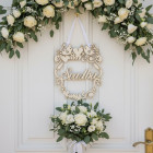 Svatba na dveře 25x30cm