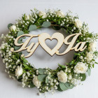 Dřevěný nápis-Ty a Já 135x50x3mm