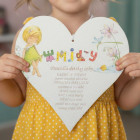 Tabulka 25cm - Pravidla dětského pokoje lesní víla