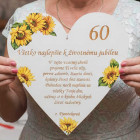 Dřevěné srdíčko 30 cm + věnování na míru