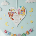 Tabulka 25cm - Pravidla dětského pokoje medvídek Pú