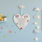 Srdíčko 17 cm - Pravidla dětského pokoje lenivce