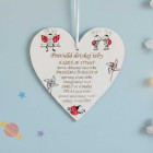 Srdíčko 17 cm - Pravidla dětského pokoje lenivce