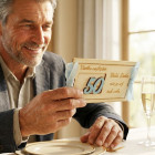 Dřevěná obálka na peníze 20x10cm - MODRÁ