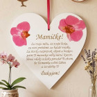 Tabulka na dveře ozdobená 17cm Maminka