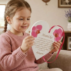 Tabulka na dveře ozdobená 17cm Maminka