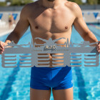 80cm dřevěný věšák na medaile + malování + jméno + plavání