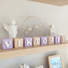 Kostky se jménem malované rozměr 5,5cm cena/kostka