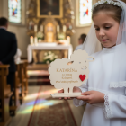 Výzdoba na první svaté přijímání Ovečka se jménem 15cm