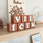 Meno na ozdobných kostkách 5,5 cm cena/kostka