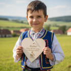 Dřevěná tabulka 17cm-Rodina je tam