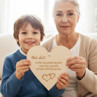 Dřevěná tabulka 17cm-Bez dětí