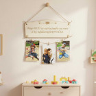 Dřevěná tabule 30x11cm moje děti