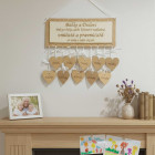 Tabulka 30x15cm babičce a dědečkovi (do 10ks srdíček)