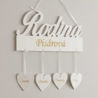 Tabulka rodina šířka 33cm