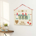 Můj první milion dřevěná tabule 30x22cm