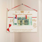 Dárek k 18. narozeninám dřevěná tabulka 30x22cm