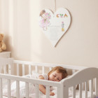 Tabulka 25cm-Pravidla dětského pokoje dívka