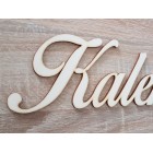 Dřevěný rodinný kalendář typ A s nápisem "Kalendář"