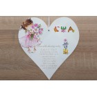 Tabulka 25cm-Pravidla dětského pokoje dívka