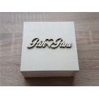 Svatební krabička na svatební prstýnky Pan a Paní