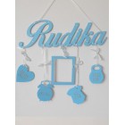 5 visacích doplňků s názvem barva modrá