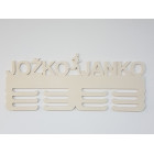 Věšák na medaile se dvěma jmény maraton 45cm