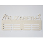 Věšák na medaile s názvem tenis a atletika 45cm