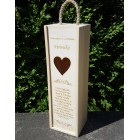 Dřevěná krabička na víno